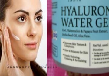 hyaluronic water gel for the skin