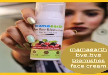 mamaearth bye bye blemishes face cream use in hindi